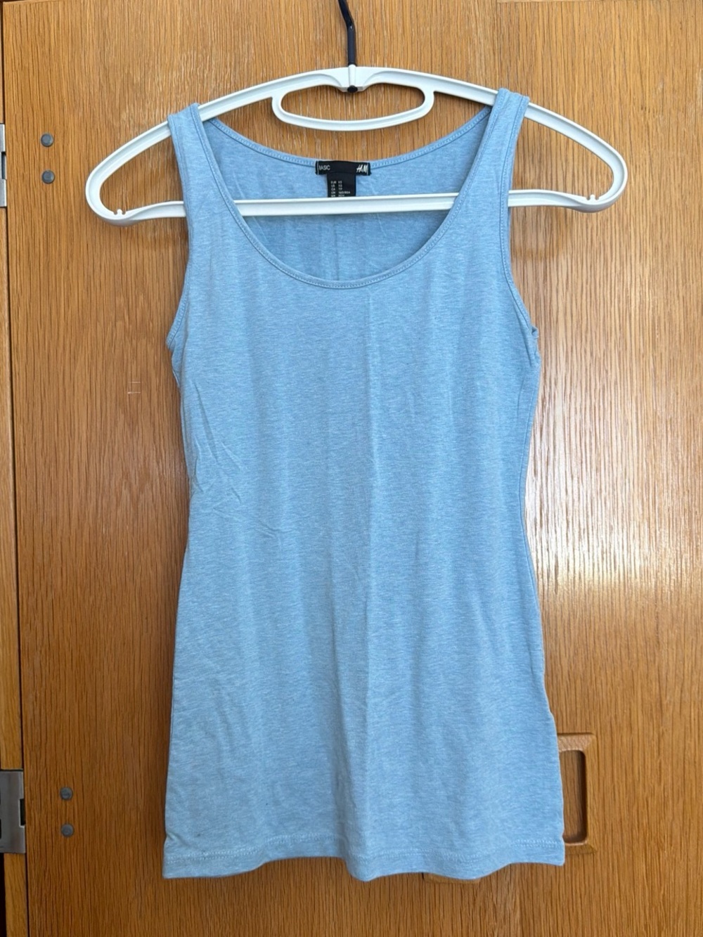 H&M Women's Light Blue Tank Top